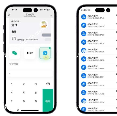 易支付 精美设计的支付收银台模板 门店收银管理系统 云支付收银台