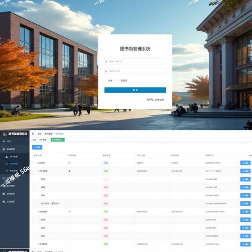 springboot图书馆管理系统前后端分离版本加论文